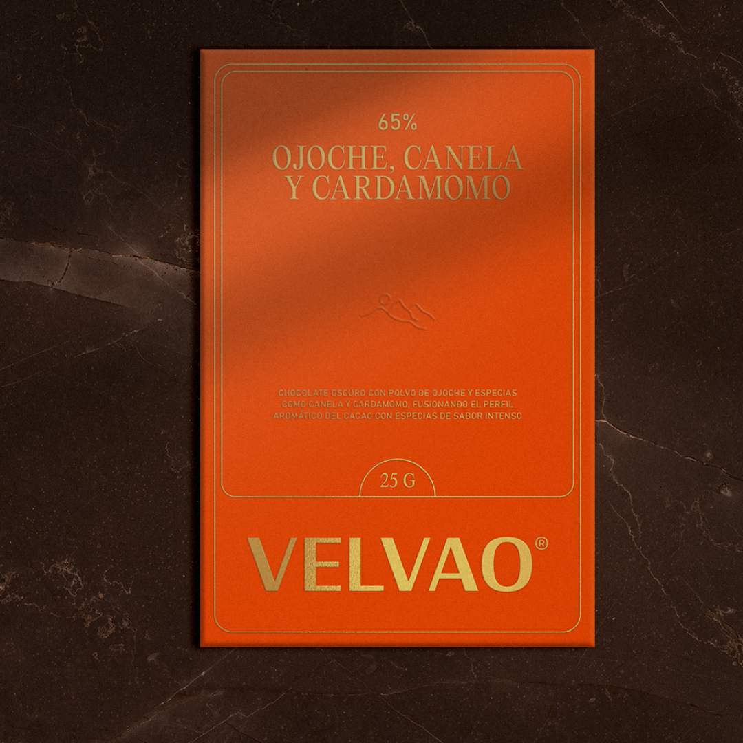 OJOCHE, CANELA Y CARDAMOMO 65% 25G