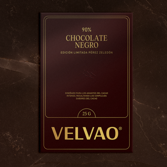 CHOCOLATE NEGRO 90% 25G