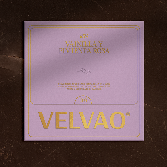 VAINILLA Y PIMIENTA ROSA 65% 10G